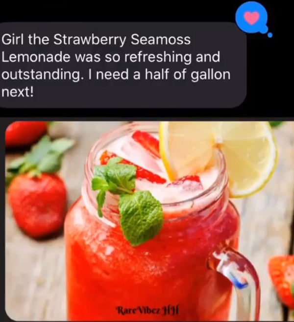 SeaMoss infused Lemonade